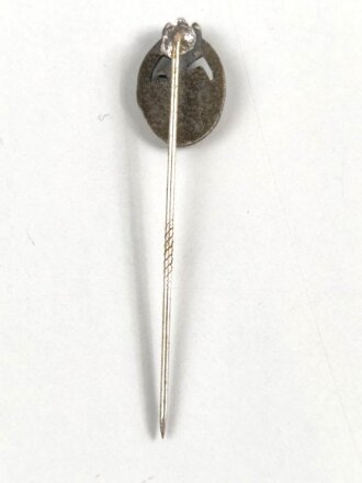 Miniatur, Panzerkampfabzeichen in Silber, Größe 16 mm