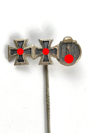 Miniatur, Eisernes Kreuz 1. und 2. Klasse 1939 und winterschlacht im Osten, Größe 9mm