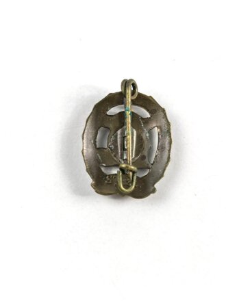 Miniatur, Deutsches Reichssportabzeichen DRL in Bronze, an Anstecknadel, Größe 16mm