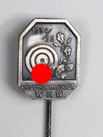 Winterhilfswerk Metallabzeichen "Opferschiessen WHW 1934 / 35"