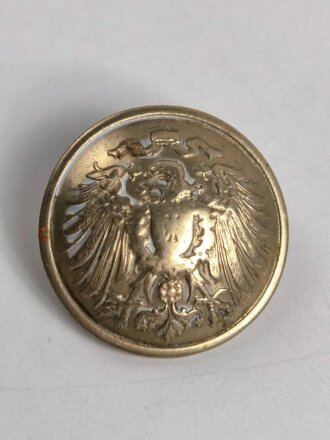 Kaiserreich,,silberfarbener Knopf für den Waffenrock der Beamten , Durchmesser 23mm