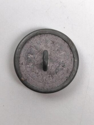 1.Weltkrieg Preussen,  feldgrauer Gefreitenknopf 25mm