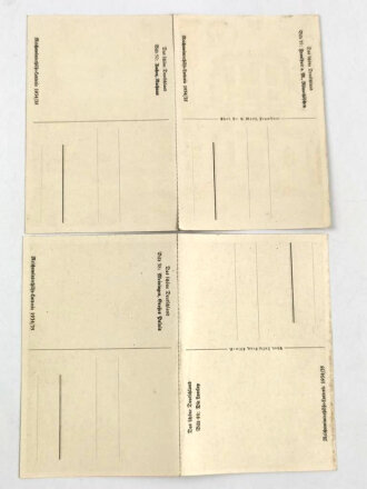 Reichswinterhilfe Lotterie 1934/35, 4 Ansichtskarten aus...