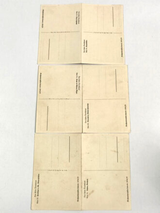 Reichswinterhilfe Lotterie 1934/35, 6 Ansichtskarten aus der Serie " Das schöne Deutschland"