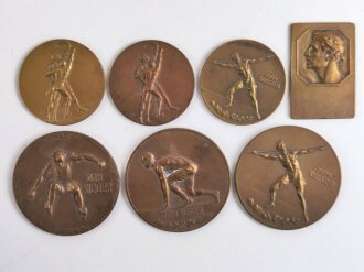 Leichtathletik, Konvolut Medaillen aus den 1920iger Jahren