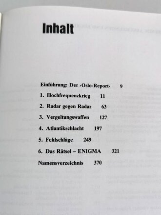 "Streng Geheim - Wissenschaft und Technik im zweiten Weltkrieg"  über DIN A5, 374 Seiten, gebraucht