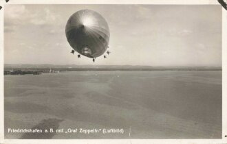 Ansichtskarte " Friedrichshafen am Bodensee mit Graf Zeppelin"