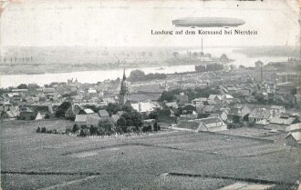 Ansichtskarte "Landung auf dem Kornsand bei Nierstein"