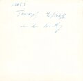 2 Fotos " Trumpf" Luftschiff über Darmstadt? , datiert 1959/61. Maße 7 x 10 und 7 x 7cm