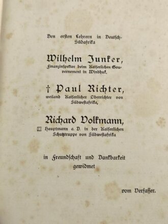 Dr. Paul Rohrbach " Deutsche Kolonialwirtschaft" I.Band : Südwest-Afrika. Berlin 1907, gebraucht