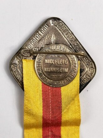 Blechabzeichen Denkmalsweihe Grenadier Regiment 110 Mannheim