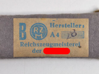 SA, einzelnes Schulterstück, mit RZM Etikett