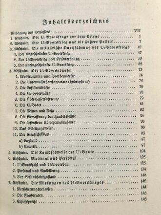 "Der Ubootskrieg 1914/1918" Andreas Michelsen, Leipzig 1925