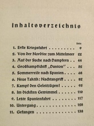 "Werwolf der Meere" U64 jagd den Feind, Schlegen verlag 1938. Einband verschmutzt