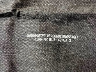 Luftschutz, Vorhang aus "genehmigtem Verdunklungsstoff" 195 x 260cm, gebraucht