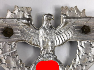 Polizei III.Reich, Adler für ein Tschako aus Aluminium