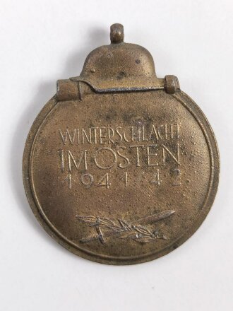 Medaille " Winterschlacht im Osten " Bandring fehlt