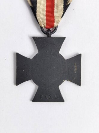 Ehrenkreuz für die Witwen und Eltern gefallener Kriegsteilnehmer (Hinterbliebene) mit Hersteller P. & C.L.