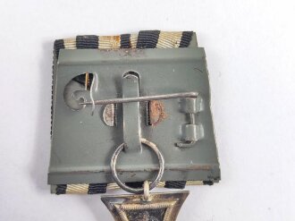 1. Weltkrieg, Eisernes Kreuz 2. Klasse 1914 an Einzelspange, Hersteller im Bandring dieser aber nicht lesbar