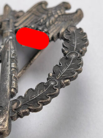 Infanterie Sturmabzeichen in Silber, Zink versilbert