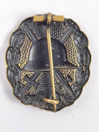 1. Weltkrieg, Verwundetenabzeichen Schwarz, Buntmetall lackiert