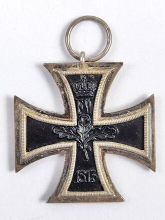 1. Weltkrieg, Eisernes Kreuz 2. Klasse 1914 mit Hersteller im Bandring, dieser nicht genau lesbar