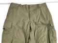U.S. 1969 dated Trousers, Men´s Cotton WR Rip stop, Large short,  in unused condition