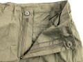 U.S. 1969 dated Trousers, Men´s Cotton WR Rip stop, Large short,  in unused condition