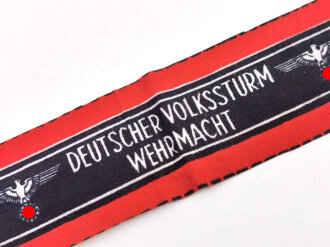Armbinde "Deutscher Volkssturm Wehrmacht", sehr...