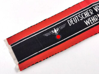 Armbinde "Deutscher Volkssturm Wehrmacht", sehr guter Zustand, unkonfektioniertes Stück