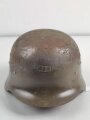 Spanien, Stahlhelm M42. Originallack und Innenfutter, ungereinigtes Stück, Größe 57