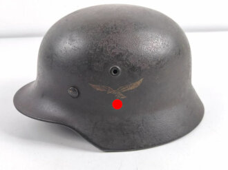 Luftwaffe, Stahlhelm Modell 1940. Originallack,...