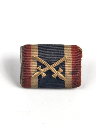 Bandspange, Kriegsverdienstkreuz 2. Klasse 1939 mit Schwertern, Breite 24 mm