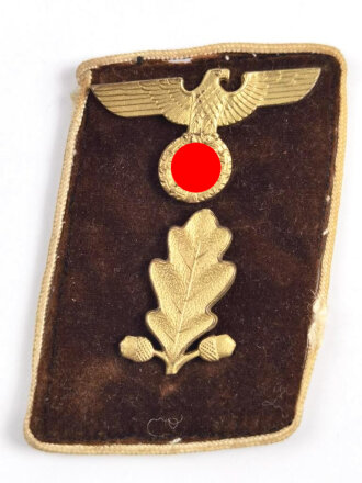 NSDAP einzelner Kragenspiegel für einen Abschnittsleiter in der Kreisleitung