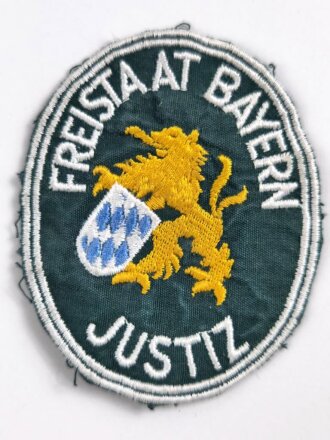 Ärmelabzeichen " Freistaat Bayern Justiz "