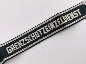 Ärmelband / Ärmelabzeichen " Grenzschutzeinzeldienst "