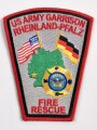 " US Army Garrison Rheinland- Pfalz / Fire Rescue, Ärmelabzeichen