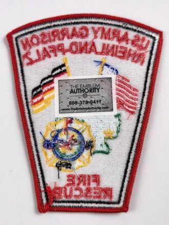 " US Army Garrison Rheinland- Pfalz / Fire Rescue,...