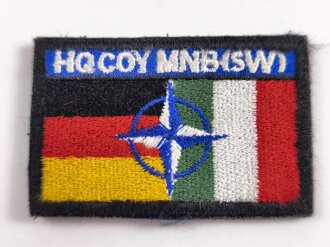 NATO, Ärmelabzeichen " HQ Coy Mnb ( SW ) "...