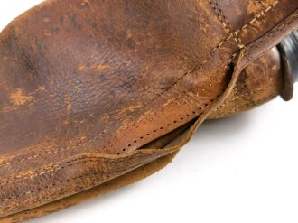 Paar Stiefel für berittene Mannschaften des Heeres. Ungeschwärzte Kammerstücke , wohl ungetragen, Sohlenlänge 28,5cm