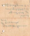 Gefangenenmeldung für Kriegsgefangene eines im April 1945 in U.S. Amerikanische Gefangenschaft geratenen