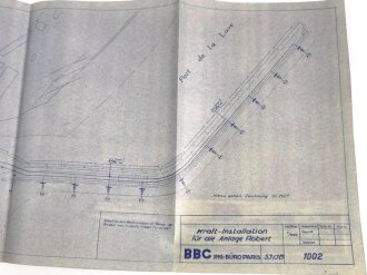 U-Boot und U-Boot Bunkerbau, umfangreicher Papiernachlass eines Ingenieur, der für BBC in Frankreich tätig war.