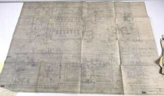 U-Boot und U-Boot Bunkerbau, umfangreicher Papiernachlass eines Ingenieur, der für BBC in Frankreich tätig war.