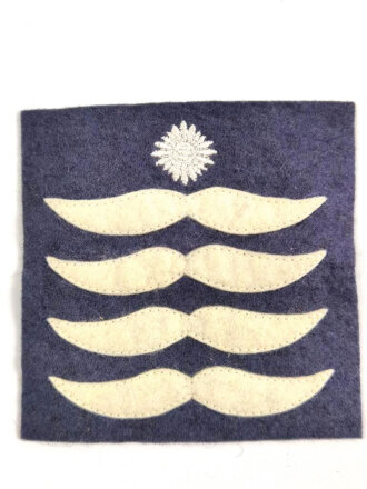 Luftwaffe, Dienstgradabzeichen für den Fliegerschützanzug. Neuzeitliche REPRODUKTION