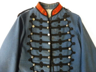 Frankreich, Uniformjacke eines Chasseurs a Cheval, Jaeger zu Pferde, circa 1880-1890, Kammerstück