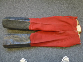 Frankreich, rote Uniformhose gestempelt 1881, Kammerstück ohne neuzeitliche Reparaturen