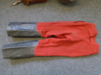 Frankreich, rote Uniformhose gestempelt 1881, Kammerstück ohne neuzeitliche Reparaturen