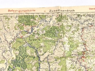 Deutsche Befestigungskarte 1941 "Dorogobush"...