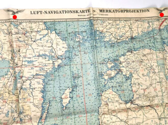Luft-Navigationskarte in Merkatorprojektion Nr. 3 Ostsee...