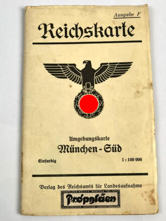 Reichskarte, Umgebungskarte München-Süd